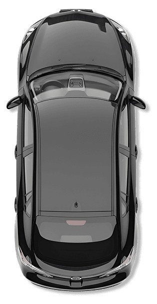 Silver sedan car for Uber rental